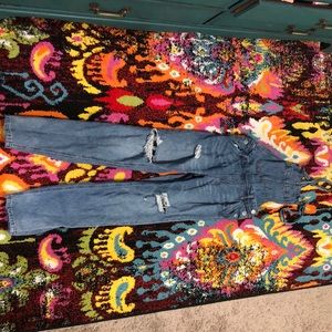 aeropostal blue jean jumper